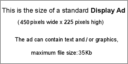 Template for Display Ad - Size 450 x 225 pixels